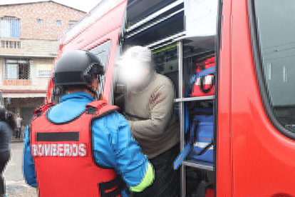 Las víctimas fueron atendidas por los Bomberos.