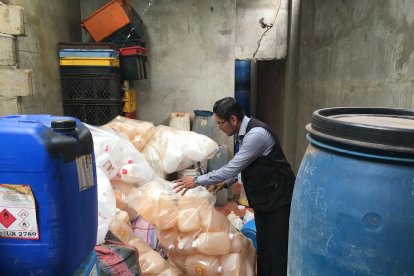 El contenido falsificado fue hallado.