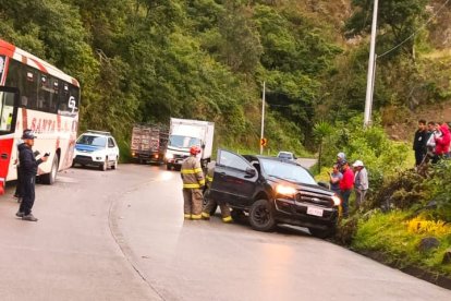 Otro accidente hubo en las vías de Ecuador.