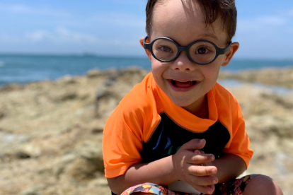 José María ama el agua y la playa.