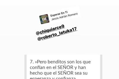 Mensaje de la Tuka Ordoñez vía Instagram