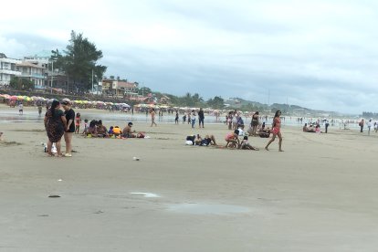 Playas de Montañita fueron visitadas durante el feriado de Carnaval.