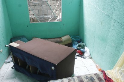 En unas casas no había nadie en esos momentos, pero había muestras de que fueron ocupadas.