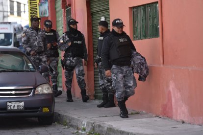 Policías fueron parte de la operación.