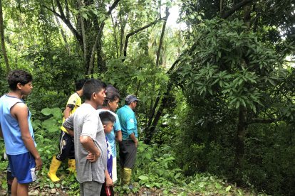 Los seis cuerpos fueron encontrados en una quebrada, uno al lado del otro.
