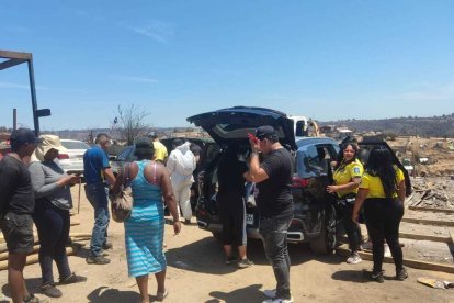 30 familias de ecuatorianos fueron afectadas.