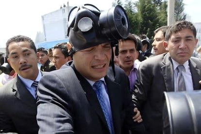 El general Víctor Araus fue uno de los oficiales que custodiaba al presidente Rafael Correa durante el 30S, en el año 2010.