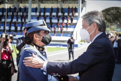 Tannya Varela fue ratificada como comandante general de la Policía por Guillermo Lasso.