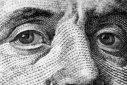 Los detalles del personaje del billete están muy bien definidos.