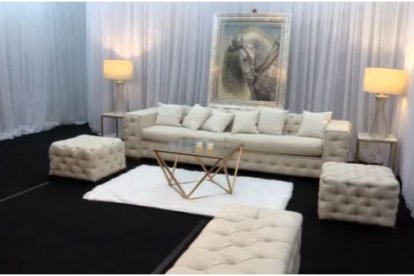 Foto del camerino de Luis Miguel.