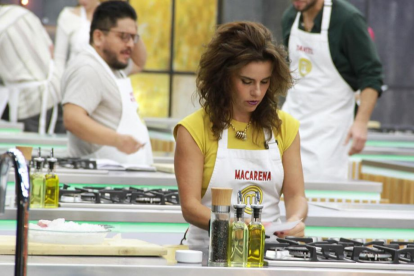 Macarena fue eliminada de la competencia.