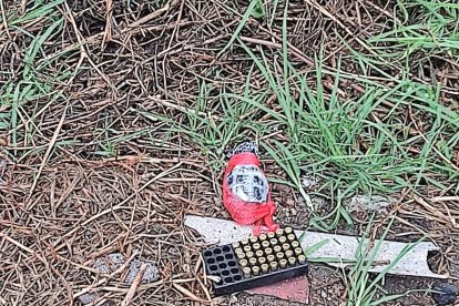 Estas son las evidencias encontradas en la casa del grupo terrorista.