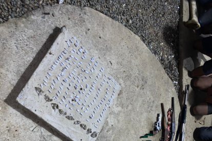 Hubo material decomisado.