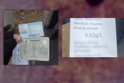 Estos documentos fueron publicados por la ATM, en referencia al caso del conductor alcoholizado.