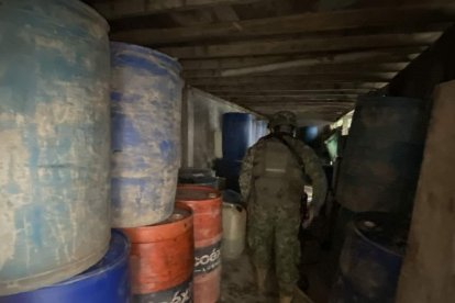 Durante la mañana del 22 de febrero, los militares decomisaron combustible. En la noche ocurrió la balacera.