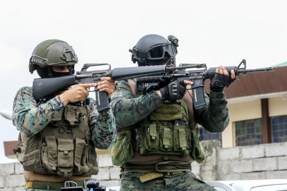 Operativo militar en Guayaquil (Ecuador), en una fotografía de archivo.