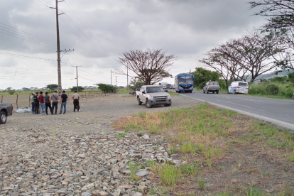 El hallazgo fue en la vía La Aurora - la T de Daule.