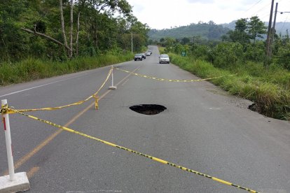 Se acordonó la zona para evitar más riesgos.
