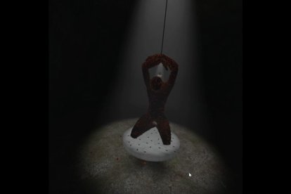 Ilustración virtual sobre el cucarachero que está dentro de Realidad Helicoide.