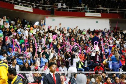 La gente disfrutó de la fiesta de Ambato.