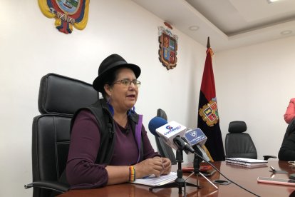 Lourdes Tibán es la prefecta de Cotopaxi.