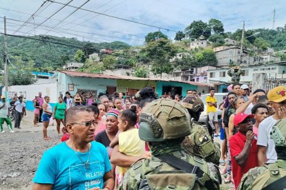 El ingreso de los militares ayudó a la comunidad a estar más tranquila.