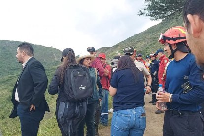 La familia lo buscaba, desesperada.