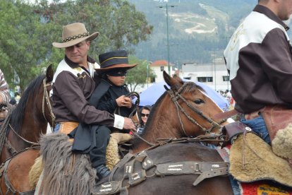 El zorrito, fue uno de los participantes del desfile de los chagras.