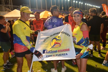 Rocío Gordón llegó desde Quito para participar.