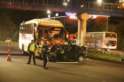 El accidente en la Simón Bolívar.