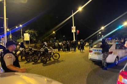 El operativo se extendió hasta el barrio Leonor Aguilar, donde cayó uno de los sospechosos.