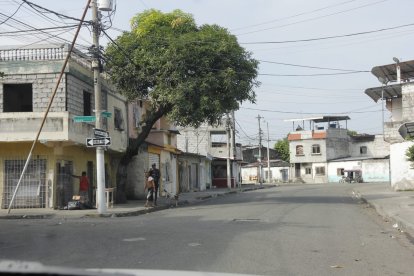 Así estaba la zona Jessy este viernes.