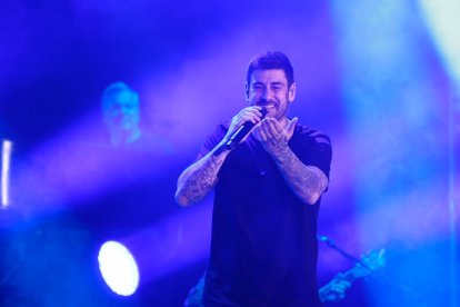 Melendi dio un concierto en Quito, por sus 20 años de carrera.