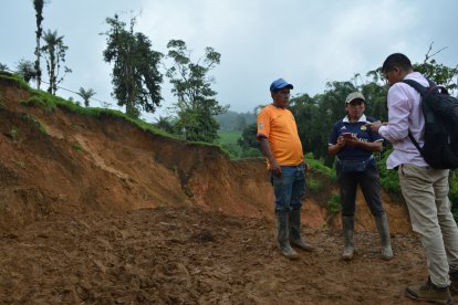 Desde el mes de enero están incomunicados seis recintos de Echeandía.