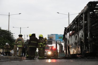 Personal de Bomberos controló la emergencia.