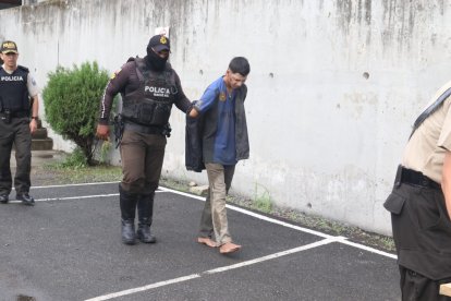 El detenido fue presentado por la Policía Nacional