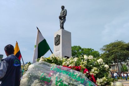 Se rindió homenaje al coronel Luis Vargas Torres.