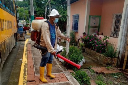 Las fumigaciones y mingas de limpieza se ejecutaron en Baba.