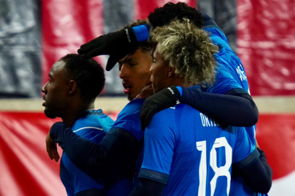 Ecuador dominó la mayor parte del primer tiempo.