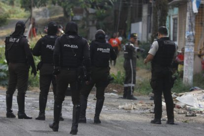 La Policía llegó al sitio.