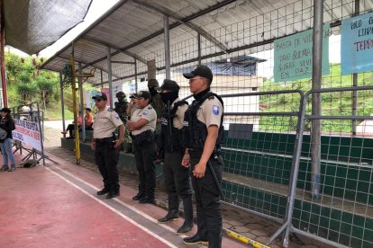 La Policía llegó al sitio.