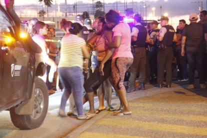 En el lugar se vivieron escenas de dolor