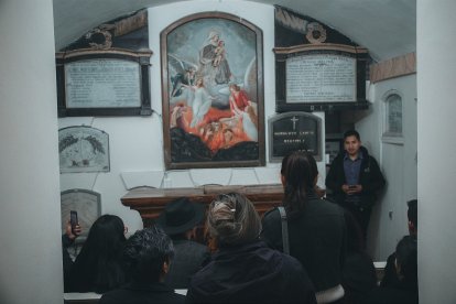 Las catacumbas de la Basílica del Sagrado Corazón, regentado por los Jesuitas en Riobamba.