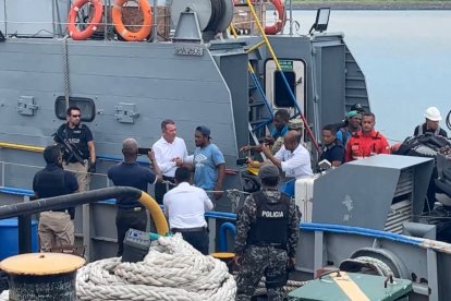 Así fue el rescate de los pescadores.