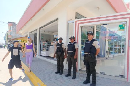 La Policía no dejó de trabajar por Semana Santa.