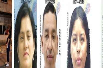 Las víctimas del hecho violento ocurrido la noche del domingo 31 de marzo.