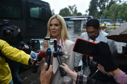 Carolina Jaume viajó a Quito para rendir su versión en el caso Metástasis.