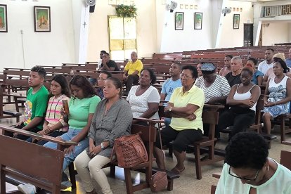 Dos misas se ofrecieron por el alma del pescador fallecido en el océano.