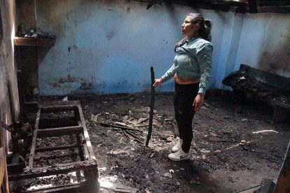 Las pérdidas en el cuarto de don Pedro Vásquez fueron completas.