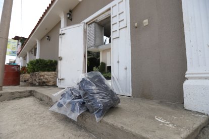 Las evidencias halladas en casa de alías Comandante.